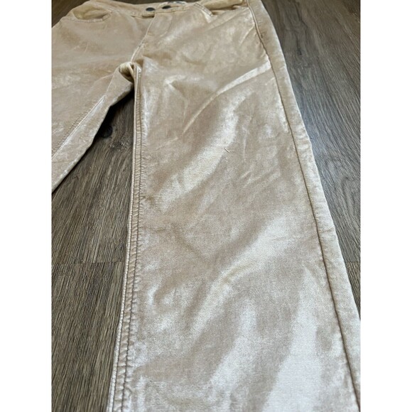 We The Free Women’s Sweet Jane Champagne Velvet Skinny Stretch Pants Size 26 - Picture 3 of 8